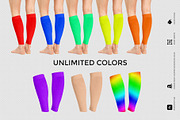 Calf Sleeves Mock-Up, a Product Mockup by Mock-up Store (Thumbnail 5 of 6)