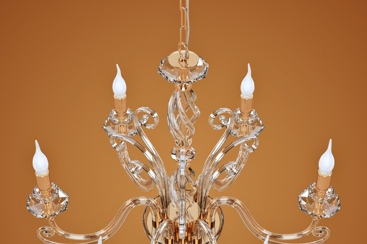 Euroluce Lampadari Alicante L6L, a Furniture 3D Model by Markelos (Photo 4 of 10)