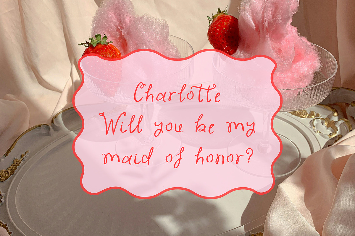The Strawberry Collective Sweet Font, a Handwritten Font by Kaya Fonts (Photo 2 of 33)