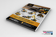 Construction Equipment Rentals Flyer, a Flyer Template by PSDPixel (Thumbnail 2 of 5)