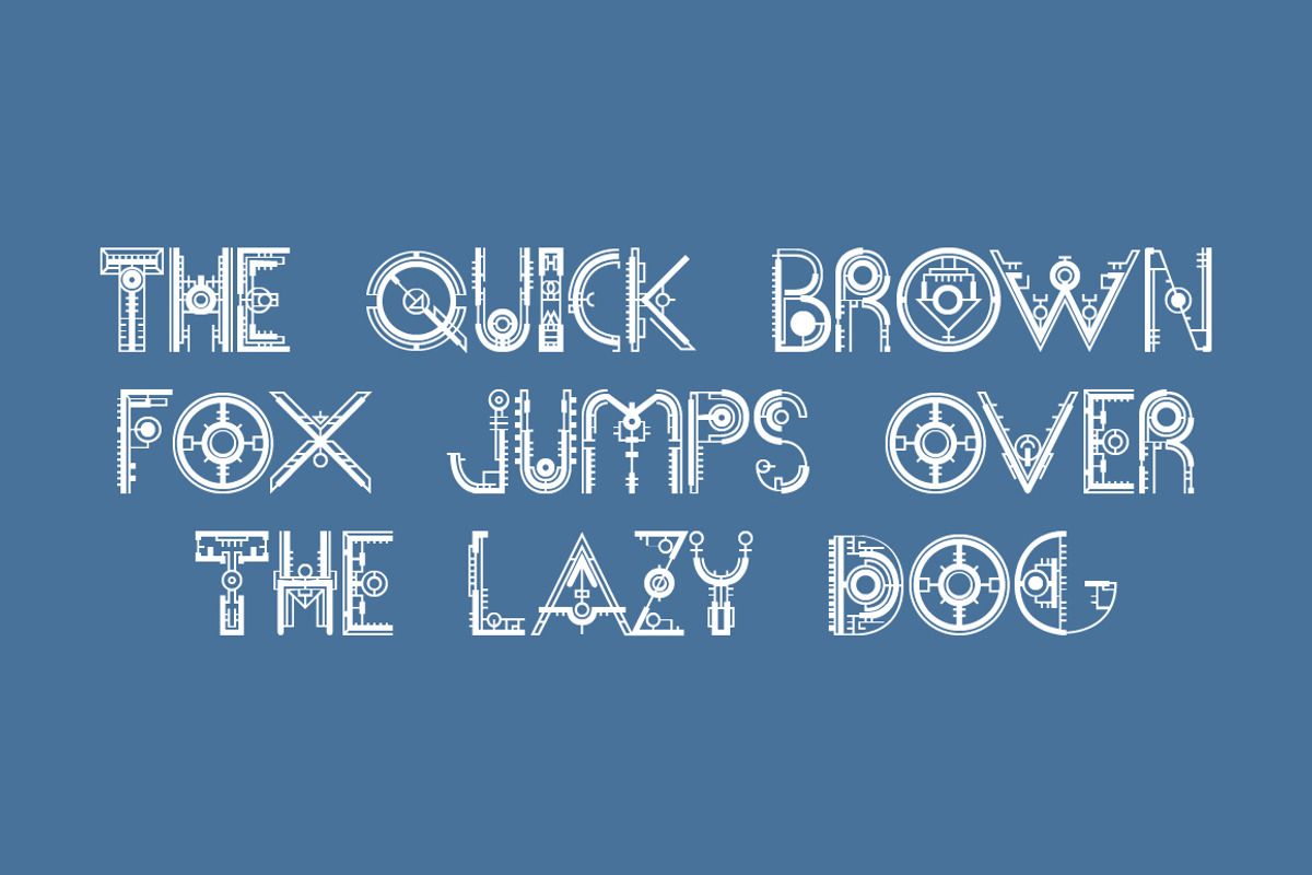 Juk01 Typeface preview 5