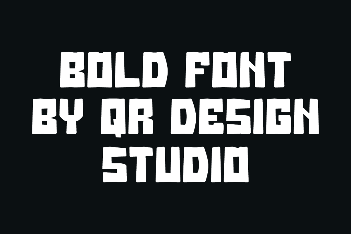 Thick Gazone - Rounded Font, a Sans Serif Font by QR Design Studio (Photo 4 of 7)