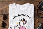 Silly Goose Era Y2K T-Shirt PNG, a Shirt Mockup by Vector Stall (Thumbnail 8 of 15)