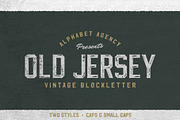 OLD JERSEY FONT DUO, a Font by Alphabet Agency (Thumbnail 1 of 7)
