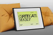 Certificate Mockup Pack, a Merchandise Mockup by Neermana (Thumbnail 2 of 9)