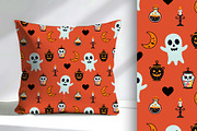 Halloween Magic on Orange Seamless, a Pattern Graphic by Sharon Schwalbe (Thumbnail 4 of 4)