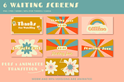 Streaming: 70s Retro Twitch/Stream, a Social Media Template by Liseno Designs (Thumbnail 2 of 10)