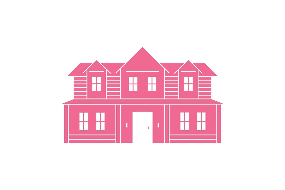 Classic American House Illustration, an Illustration by Buqancreative