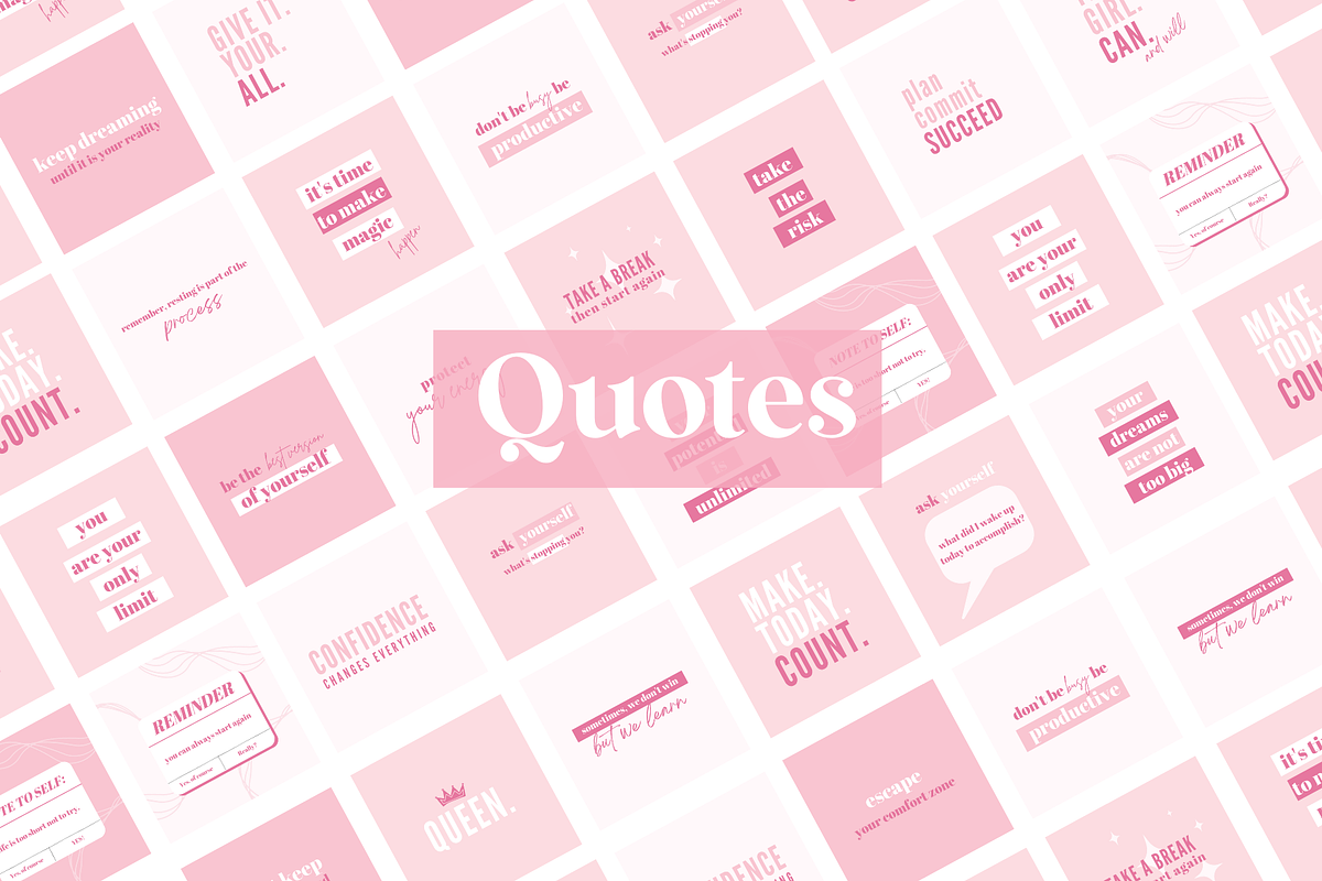 800 Pink Canva Social Media Template, a Social Media Template by Oh So Social Boutique (Photo 7 of 8)