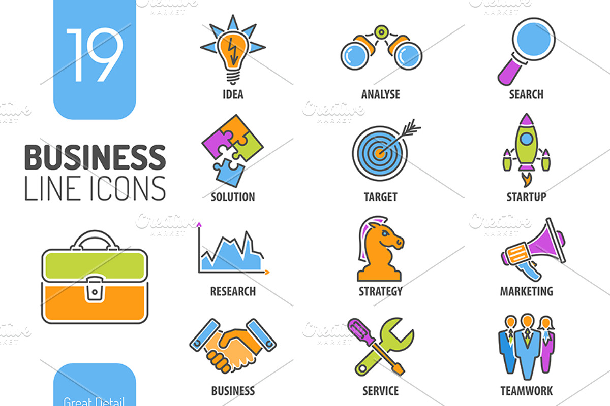 Business Online Shopping Icons, a Finance Illustration by TAlex (Photo 4 of 6)