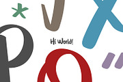 Hellobye Playful Font, a Font by Dicubit (Thumbnail 3 of 10)