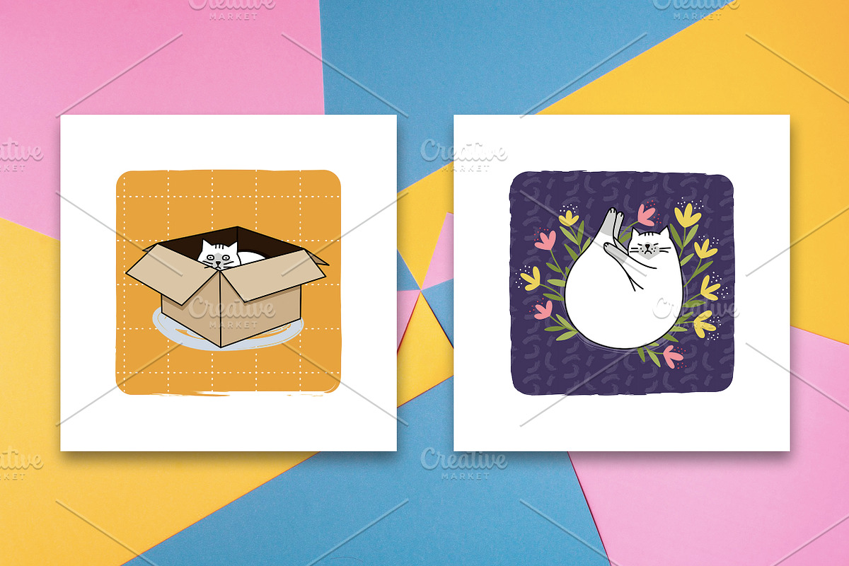 Illustrations with apathetic cat p.2, an Animal Illustration by Lyolya Profitrolya (Photo 4 of 4)