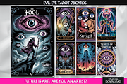 Evil Eye Tarot Cards Deck, an Object Illustration by Mugio (Thumbnail 1 of 6)