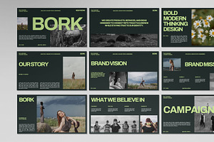 BORK Bold Brand Keynote Template