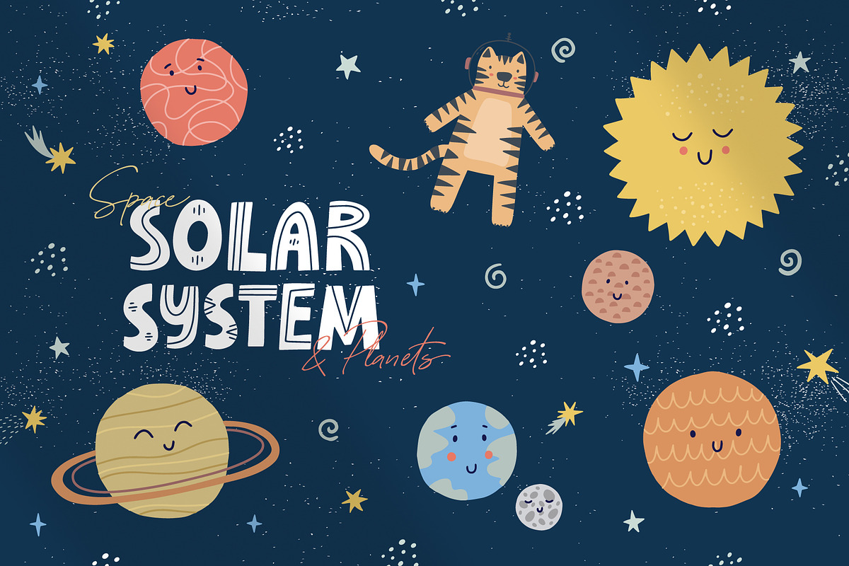Cute Bundle. Map creator, space dino, an Object Graphic by MaNechaeva (Photo 2 of 22)