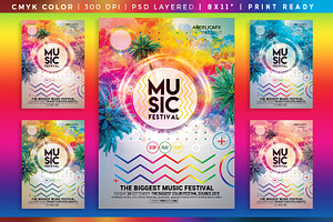 Music Festival Flyer Template