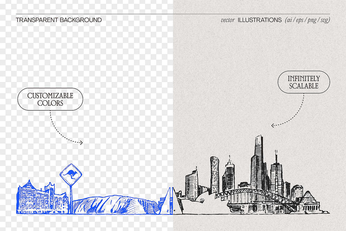 Australia Skylines, a Work Illustration by TheMountBirdStudio (Photo 2 of 8)