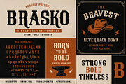 Brasko - Vintage Display Font, a Serif Font by Pitchlook.Studio (Thumbnail 4 of 4)