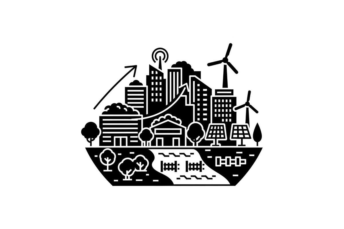 Eco Smart City Silhouettes, a Graphic by musafir_fashion (Photo 8 of 12)