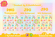 Baby Shower Train Adventure Seamless, a Background Graphic by K.JackArtwork (Thumbnail 2 of 8)