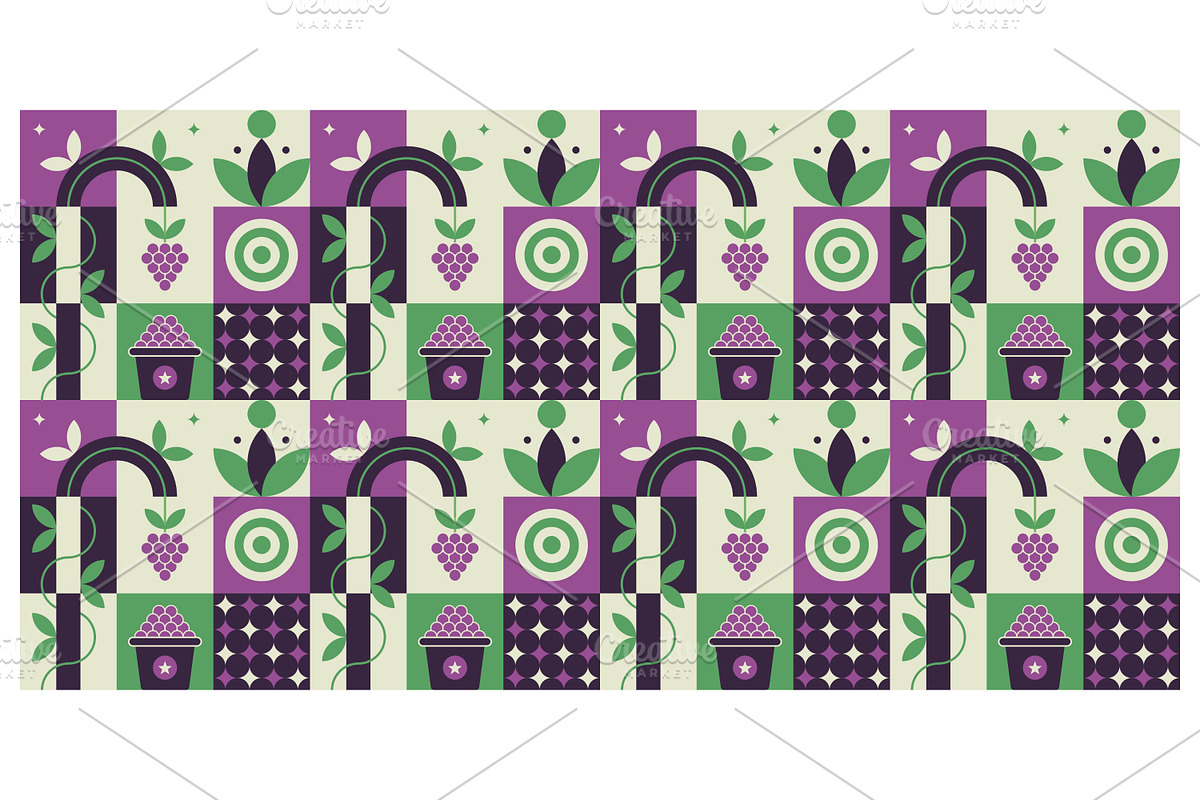 Design with grapevines, a Decorative Illustration by Creative Backgrounds