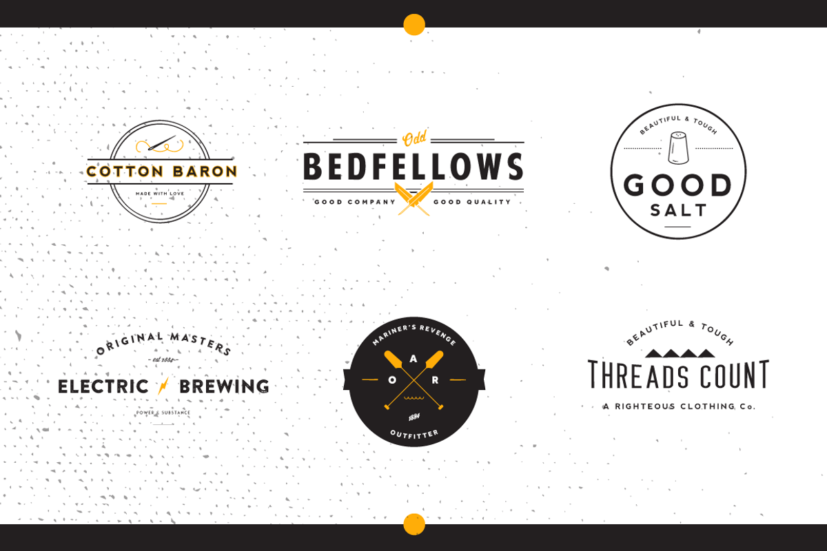 50% Off Maker Logos Volume 1, a Branding & Logo Template by Bright & Stormy (Photo 2 of 5)