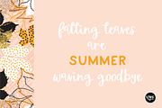 HAYSTACKS and MAPLE LEAVES Font Duo, a Script Font by Blush Font Co. (Thumbnail 6 of 6)