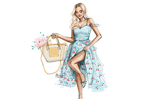 Summer Dress Fashion Girl