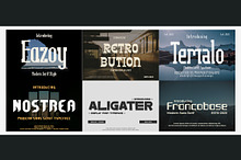 Modern Display Font Bundle