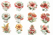 Whimsical wildflower Clipart, an Illustration by Designworld (Thumbnail 3 of 8)