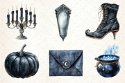 Dark halloween Sublimation Clipart, an Illustration by Dream Creation (Thumbnail 5 of 7)