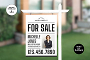 Real Estate for Sale Yard Signs, a Marketing Template by CreativeVinesStore (Thumbnail 2 of 5)