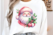 Pink Christmas Clipart Bundle, an Illustration by SinaCreation (Thumbnail 4 of 7)