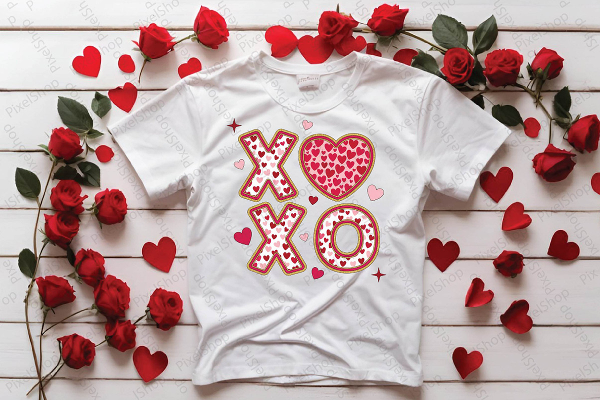 Xoxo Valentine's Day PNG Pink, an Illustration by DreamPrint404 (Photo 2 of 3)