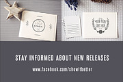 • Typography • Logo • Invitation •, a Product Mockup by show it better (Thumbnail 5 of 5)