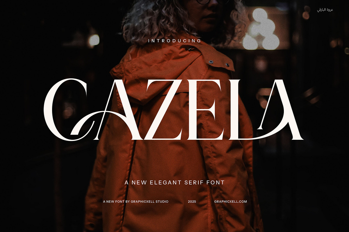 Cazela Elegant Serif Font, a Serif Font by Graphicxell (Photo 1 of 8)