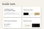 Brand Guidelines Template — 3-in-1, a Branding & Logo Template by Just Necessary (Thumbnail 3 of 9)