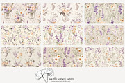 70 Provence floral seamless pattern, a Pattern Graphic by Poppy Lane Studio (Thumbnail 7 of 10)