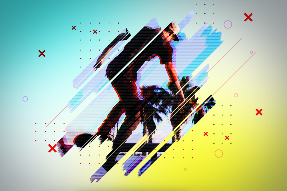 Glitch effect with GIF animation 2 preview 2