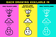 Anti-CUTE | Doodles & GIF Pack, an Emoji Icon by Iris Atelier (Thumbnail 3 of 6)