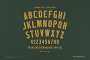 Major League - A Wood Type Font, a Sans Serif Font by Komet & Flicker (Thumbnail 13 of 14)