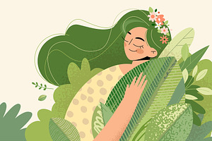 Nature And Lifestyle Illustrations