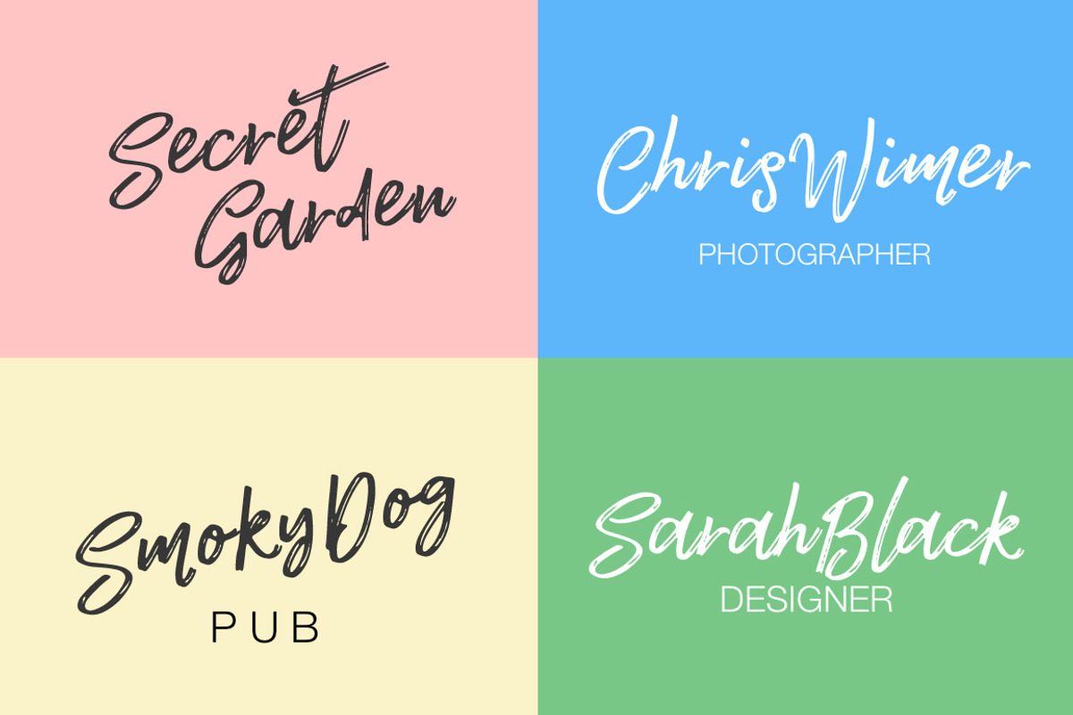 Sallie font preview 5