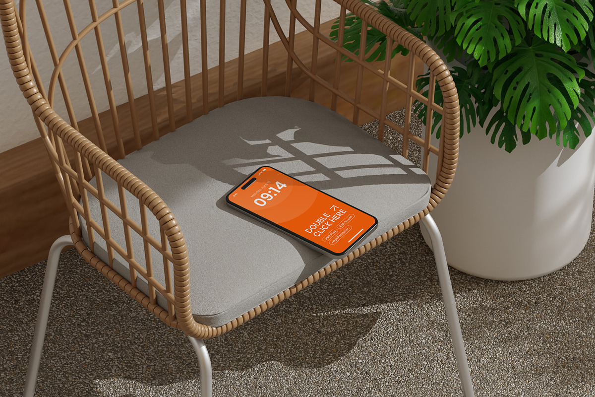 Cove - Rattan Chair Device Mockup, a Device Mockup by orenjidesign (Photo 9 of 10)