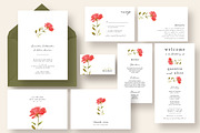 Minimalist Flower Wedding Suite, an Invitation Template by Knotted Design (Thumbnail 2 of 5)