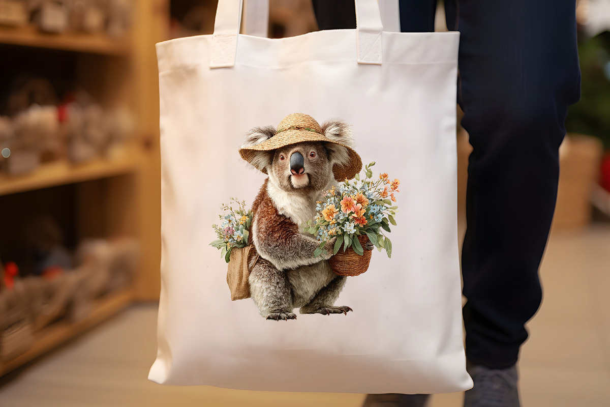 Spring Cute Koala Clipart, an Illustration by Designworld (Photo 2 of 8)