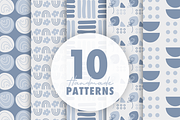 Handmade seamless patterns, a Texture Graphic by Ninos Mandala (Thumbnail 1 of 7)