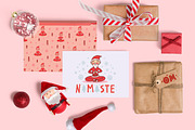 Yoga Santa - Elements&Patterns, an Object Graphic by Apolinarias Art (Thumbnail 3 of 10)
