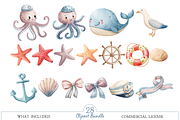 Under the Sea Marine PNG Set, an Illustration by MockupWizard (Thumbnail 2 of 5)