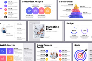 Marketing Plan Presentation Template, a Presentation Template by E-Type